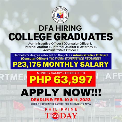 dfa job vacancies
